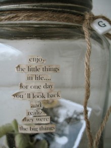 Enjoy the little things in life for one day you'll look back and realize they were big things.jpg